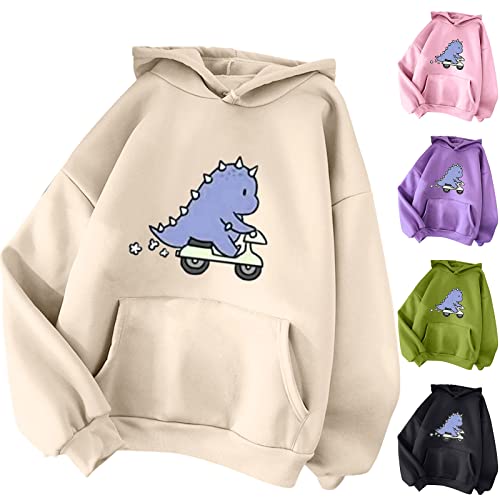 FKoexedsny Sudadera con capucha deportiva, sudadera con capucha para pareja, suéter de invierno, cálido, elegante, barato, con capucha, color negro, malva, L