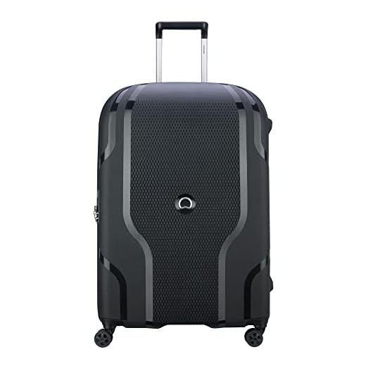 Delsey Clavel, Equipaje Maletas Adultos Unisex, Negro, 79 Cm