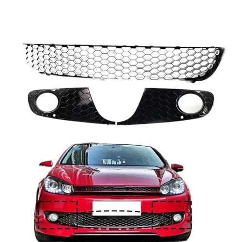 Grille de calandre inférieure Golf 6 MK6 pare-chocs avant cache antibrouillard 2009-2013 - 2