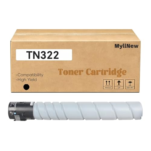 Toner TN322 noir haute autonomie 24000 pages compatible Konica Minolta Bizhub 224e 284e 364e