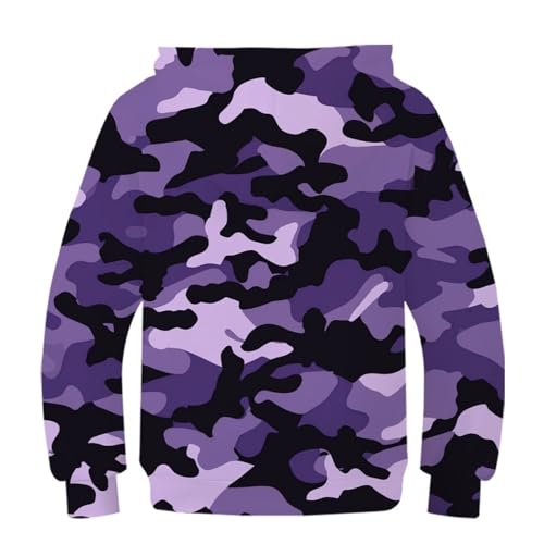Camouflage à capuche enfants imprimé résistant aux lavages pour junior