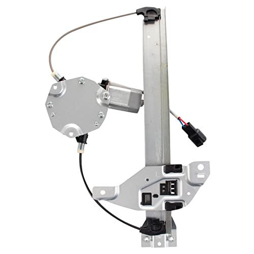 Image of TRQ Rear Left Power Window Regulator & Motor Assembly Drivers Side Compatible with 2006-2013 Chevrolet Impala 2014-2016 Impala Limited