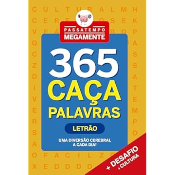 Capa do livro Passatempo Megamente 365 Caça-Palavras - Letrão