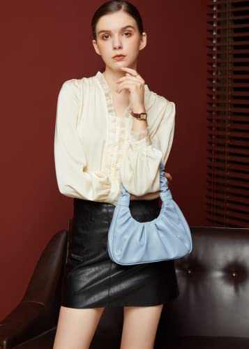 Bolso Hobo Tote para mujer con zipper mini clutch miniatura 2