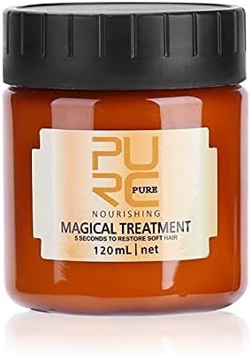 ZJchao Hair Mask, 120ml Magical Argan Oil Hair Mask Supplement Nourishing Conditioning Keratin Hair Treatment Mask, Make Hairs Soft Smooth Repair Damage Professional Cream For Dry Hair