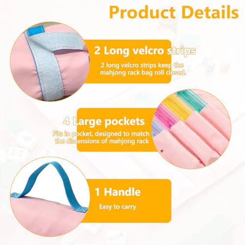 Funda Protectora para Rack de Mahjong con Asa Portátil miniatura 4