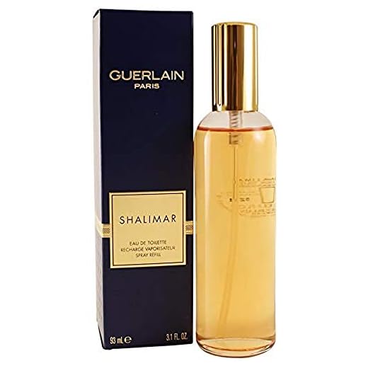 Shalimar Eau de Toilette Spray Refill for Women by Guerlain 3.1 Oz / 93 Ml Refill