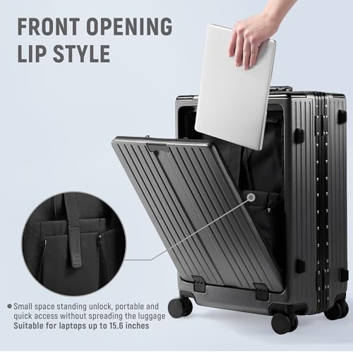 UrbanExplorer 24 Inch Aluminum Luggage