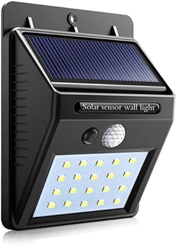 Solar Sensor Wall Light 350 Lumen – 25 LED – Motion Detection – ABS+PC Waterproof Housing – 4 Modes – IP65