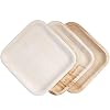 IMSCO Palmbladenservies | 25 borden vierkant 25 x 25 cm | hoogwaardig, onbehandeld, milieuvriendelijk, biologisch…