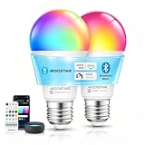 Aigostar Bombilla inteligente E27, A60, 12W, 1150 LM, 2Uds