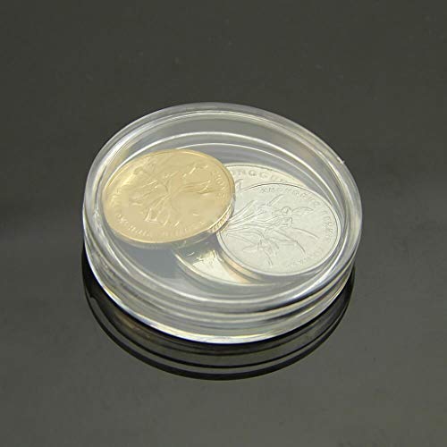 Caja Organizadora para Monedas Plástico Transparente 35mm Pack 10 miniatura 2