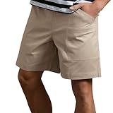 Herren Sommer einfarbig Hosen Tasche Kordelzug locker schnell trocknend lässig Sport Laufhose gerade Shorts Strandhose Herren Shorts Business