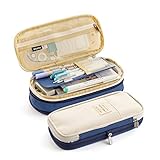 satch federmäppchen blau Mehrzweck: Kann als Stifttasche für Büro und Schule, Geschäftsmann für Büroorganisation, Reise- oder Make-up-Tasche, Zeichnung Aquarellstifthalter für Künstler und Designer verwendet werden.