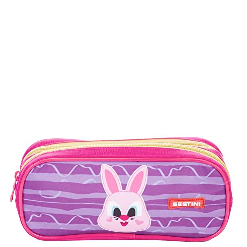 Estojo 2 Compartimentos Sestini Kids X Coelho - Colorido
