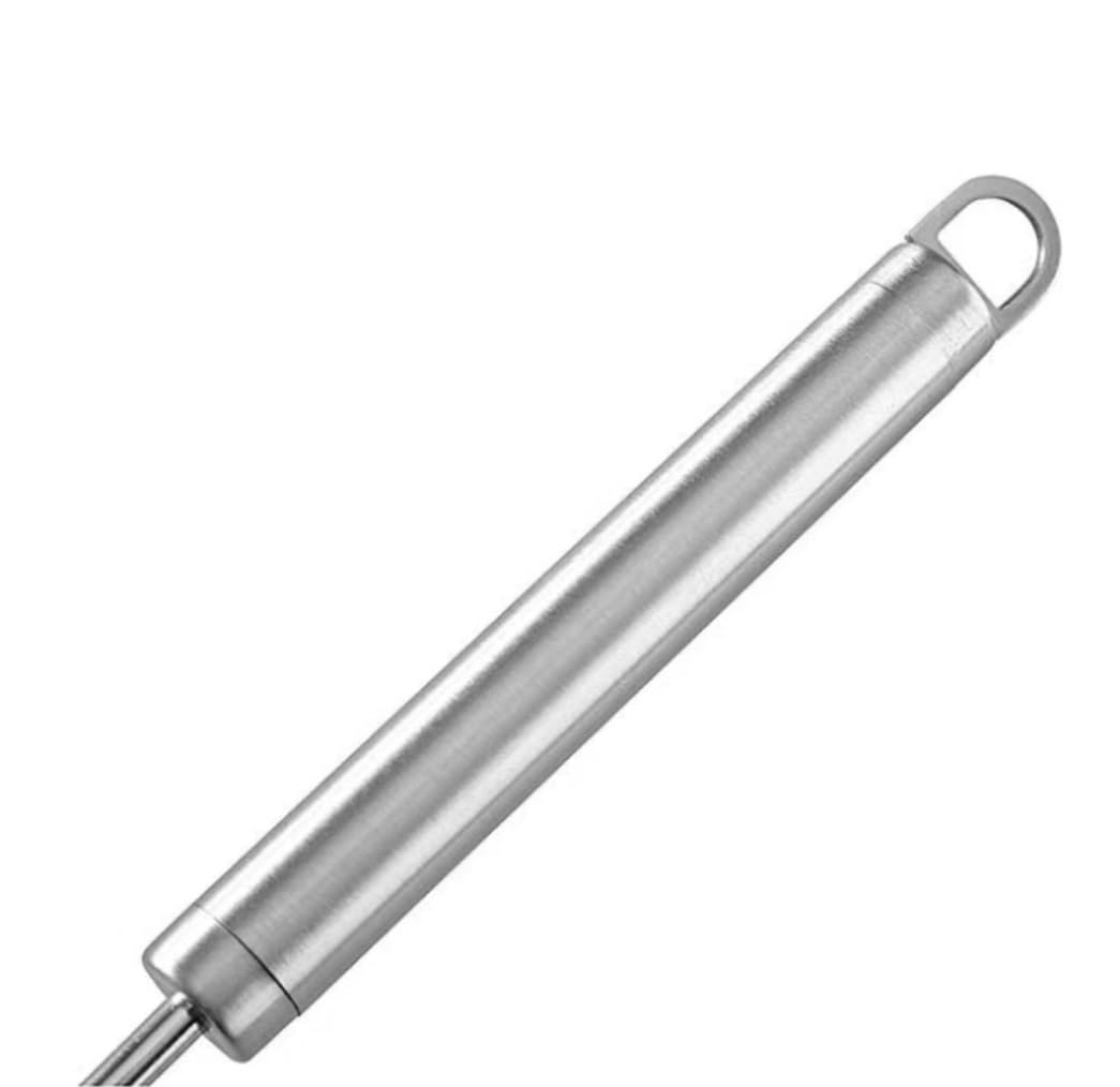 Varillas de Batir para Cocinar Batidor De Huevos Manual De Acero Inoxidable, Batidor De Huevos En Espiral con Resorte, Suministros De Cocina, Batidor De Bolas Huevos, Espumar, Batir