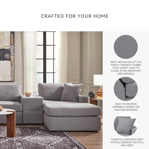 Image of Signature Design by Ashley 6-Piece Modular Sectional with Chaise, Modmax