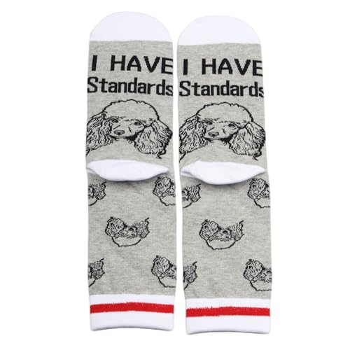 I Have Standards 2 Pairs Poodle Socks - Standard Poodle Dog Mom Dad Gift2