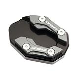 PFLKJHGFD 5 Colors with Logo Motorcycle Side Stand Enlarger Pad Kickstand Support for H&ON&DA NSS350 Forza350 Forza 350 NSS ADV350(6)