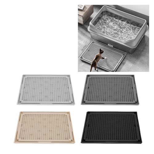 Tapis de litière pour chat lavable et double couche avec piège à grains actif - 3