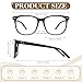CGID Fake Glasses Clear Lens Non-Prescription Retro Oversized Frame UV400 Protection Men Women CN81