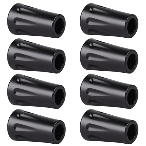 8Pcs Walking Stick Tips, Trekking Pole Tip, Walking Cane Tips Replacement Rubber Tips, Hiking Stick Accessory, Fits Most Standard Hiking Pole (11mm Hole Diameter).