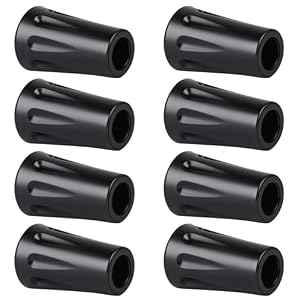 8Pcs Walking Stick Tips, Trekking Pole Tip, Walking Cane Tips Replacement Rubber Tips, Hiking Stick Accessory, Fits Most Standard Hiking Pole (11mm Hole Diameter).