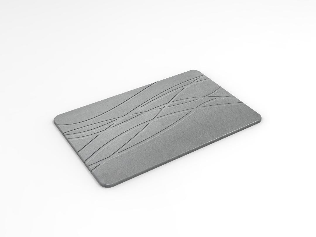 Alfombra baño diatomita - Alfombrilla diatomita - Alfombra de Piedra Secado rapido - Alfombrilla Antideslizante baño, Absorbente higiénica para Ducha y Fregadero
