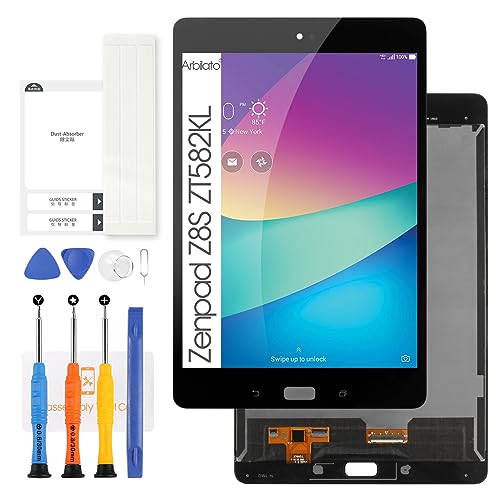 Screen for Asus ZenPad Z8s Screen Replacement for ASUS ZenPad Z8 2017 Tablet LCD Screen ZT582KL P00J Verizon Touch Display Digitizer Assembly Repair Parts?Black?