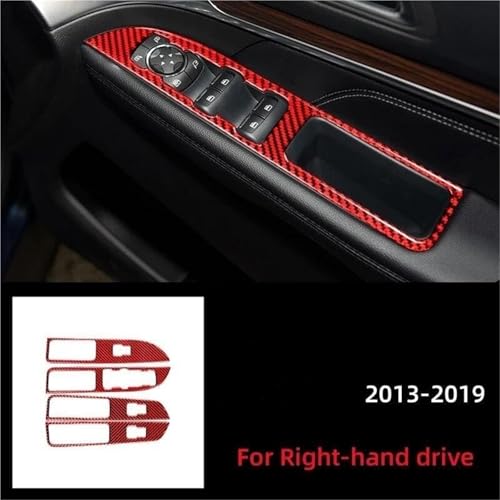Pegatina de la consola central Ford Explorer moldura para panel de control elevalunas 2