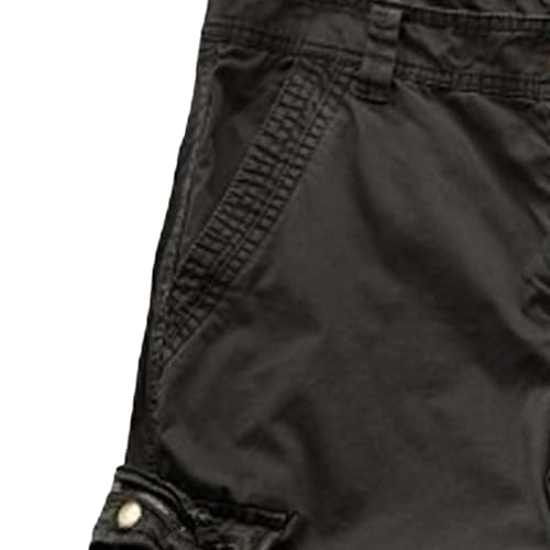 Shorts cargo con cierre y hebilla para hombre miniatura 3