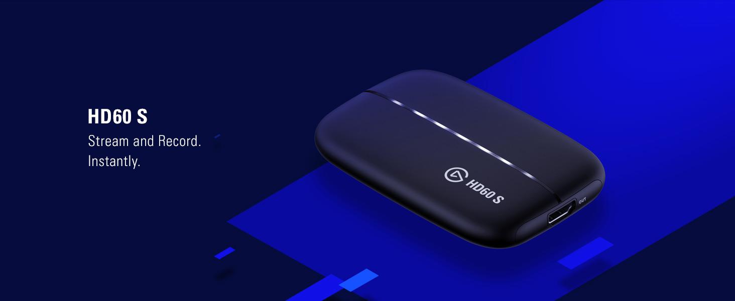 Elgato HD60 S, External Capture Card, Stream and Record in 1080p60