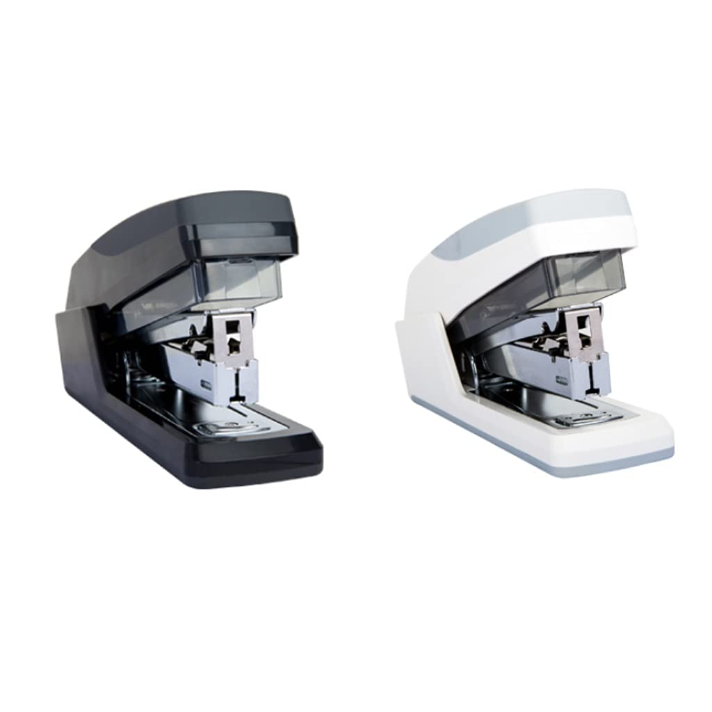grapadora de escritorio, Ergonomic One Finger Touch Stapler Easy Load Multi-Function Desktop