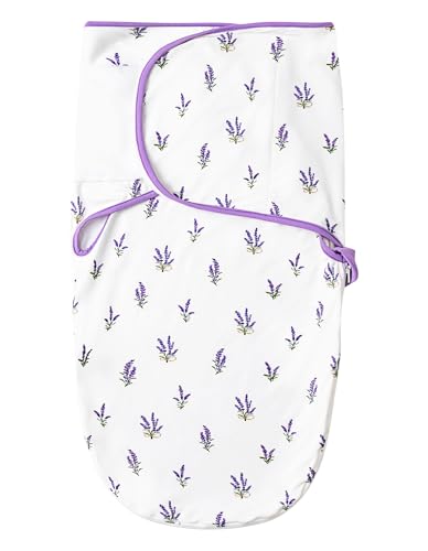 Image of Organic Baby Swaddle Sleep Sacks Newborn Swaddles Blanket Boys Girls Essentials Wearable Wrap, Lavender, 3-6Months