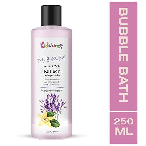 Kiddums Lavender & Vanilla Bubble Bath For Bath Tub | Aromatherapy Epsom Salt & Shea Butter Based Bubble Bath Soap | Luxury Baby Bath for Dry Skin | Kids Love - Image 2