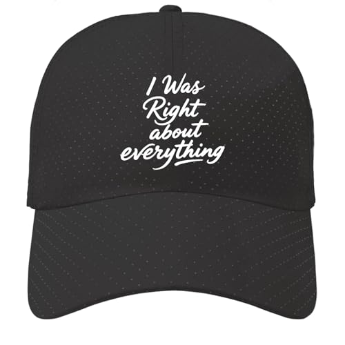I was Right About Everything Trucker hat Garde Cap for Grandpa