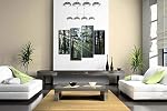 Sunshine Through Forest Wall Art Peinture Images Imprimer sur toile Paysage L'image pour la décoration moderne maison