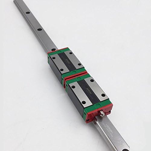 Multi Length HGR25 Linear Rail Guide & 2pcs HGH25CA Rial Block/Carriage for CNC Router Lathe Milling Machine