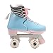 Circle Society Classic Adjustable Indoor and Outdoor Childrens Roller Skates - Classic Cotton Candy, 12-3 US