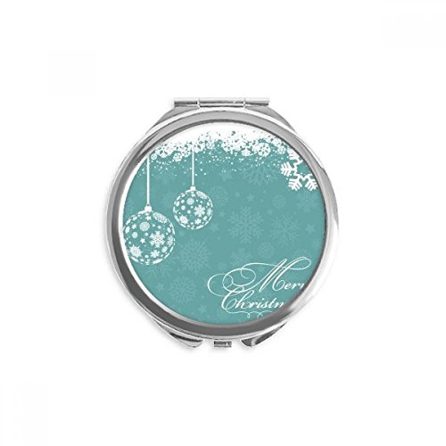 Miroir de poche flocon de neige idée cadeau de noël originale accessoire beauté portable