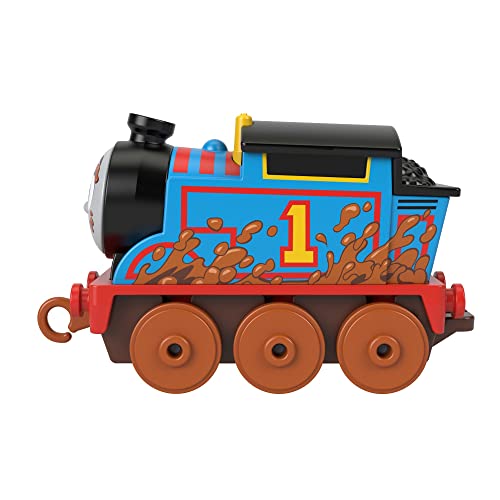 Thomas & Friends Fisher Price Mud Run Thomas Push-Along Toy Train for Kids Ages 3+