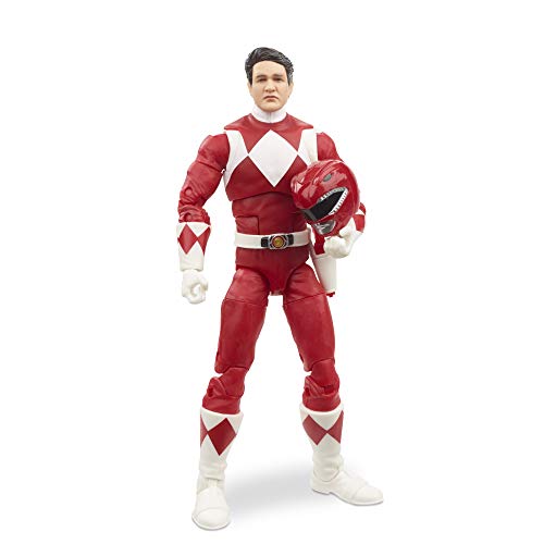 Power Rangers Lightning Collection 15 cm große Mighty Morphin Roter Ranger Action-Figur zum Sammeln mit Accessoires – Bild 4