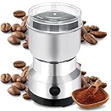 Moedor de Café e Grãos Elétrico Premium Inox 150W Triturador Multifuncional Rápido 110V Compacto...