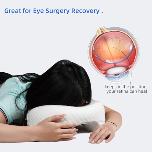 Face-Down-Pillow-Travel-Neck-Pillow-Breathe-Easy-with-Premium-Memory-Foam-Adjustable-Clasp-with-Head-Support-Napping-Pillow-for-Airplane-Car-Train-Bus-and-Home-Use-White