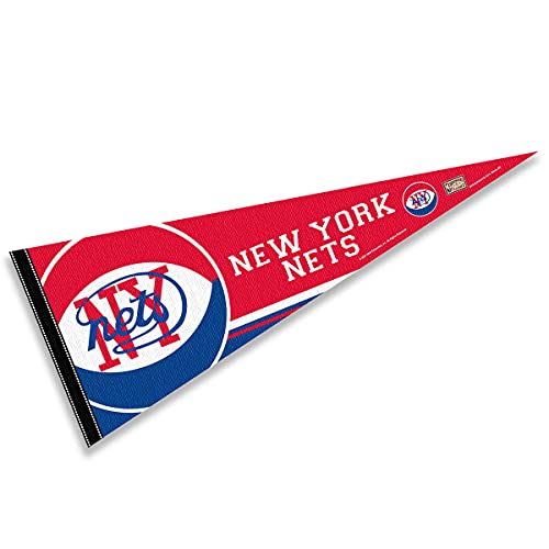 Drapeau rétro vintage Brooklyn Nets WinCraft pour remplacer un poster déchiré