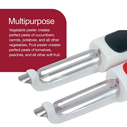 Zyliss Smooth Glide Peeler Set, Medium #TOP2