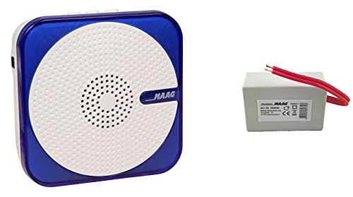 Klingelerweiterungs Set mit batterielosem Sender und tragbaren Empfänger