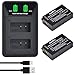Produktbild DuraPro 2Pcs 1200mAh EN-EL20 EN EL20 Battery + LCD Dual USB Charger with Type C Port for Nikon EN-EL20,EN-EL20a, Nikon Coolpix P1000, P950 Coolpix A 1 J1/1 J2/1 J3/1 S1/1 V3 Cameras