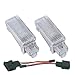 OKL CPARTS 2pcs Set Car Interior RGB Color footwell Ambient LED Lights footrest Ambient LED Lights for A3, A4, B5, B6, B7, B8, A6, C5, C6, A5, TT,Q7, A1, A7, R8, Q3, A8 VW