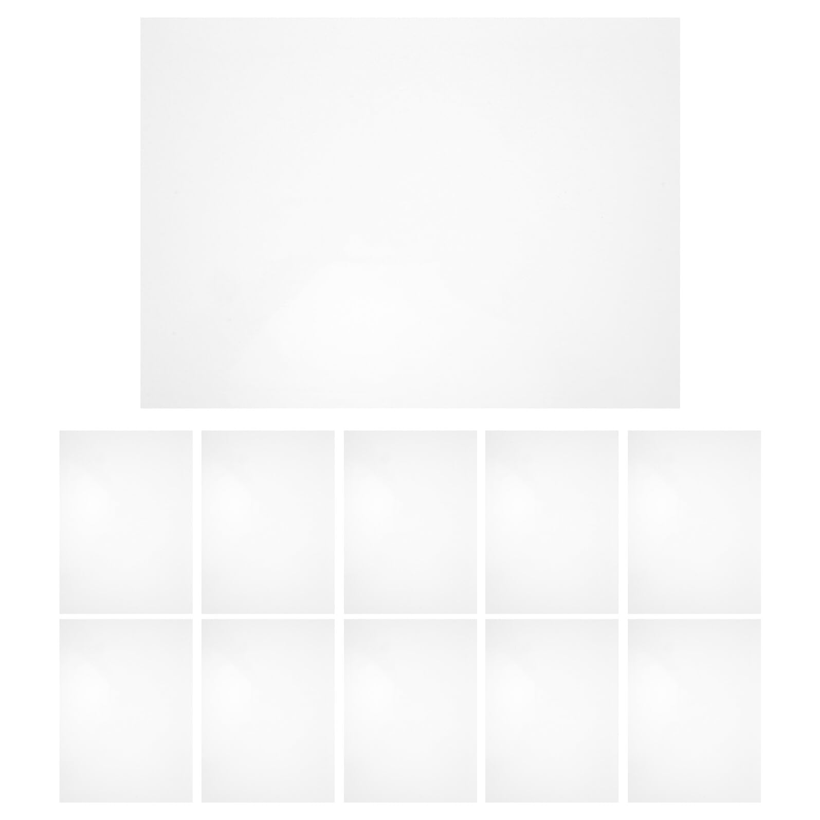 Film de Plastification A4 100 Feuilles Pvc pour Cartes et Badges